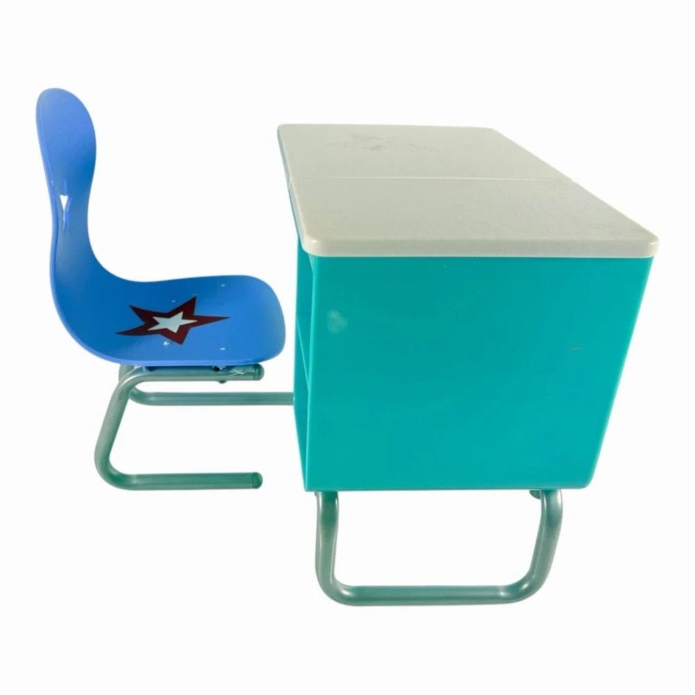 American Girl Desk With Attached Chair, Fits 18
